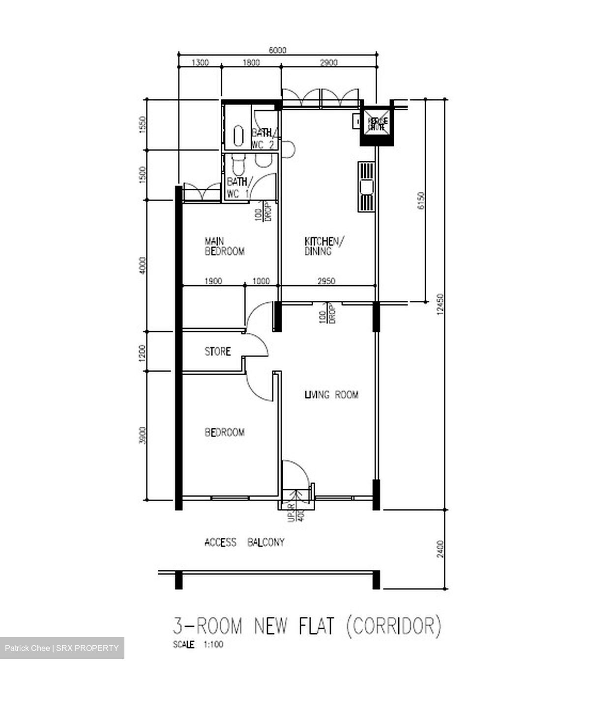 Blk 230 Ang Mo Kio Avenue 3 (Ang Mo Kio), HDB 3 Rooms #537723961